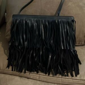 Fringe crossbody bag